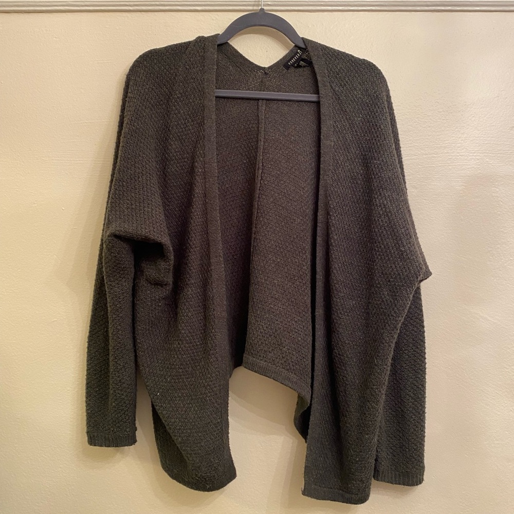 Forever 21 Gray Cardigan